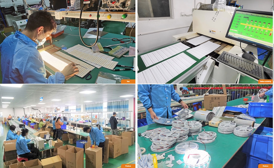Guoye optoelectorics ຄວບຄຸມຄຸນນະພາບຂອງເສັ້ນດ່າງ LED Light